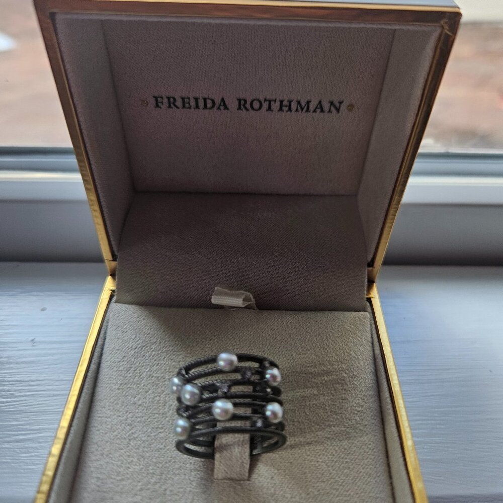 Frieda Rothman Industrial Caged Ring Size 7